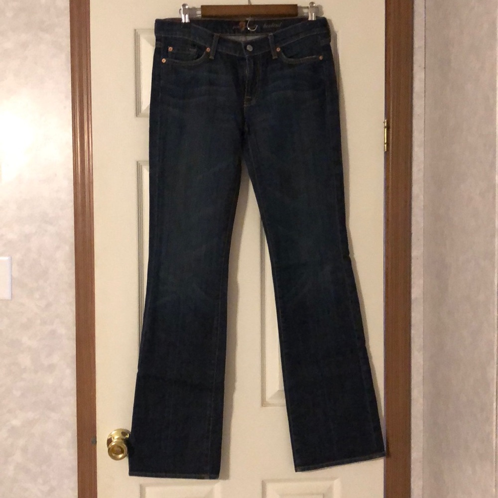 7 for all mankind jeans. Bootcut.